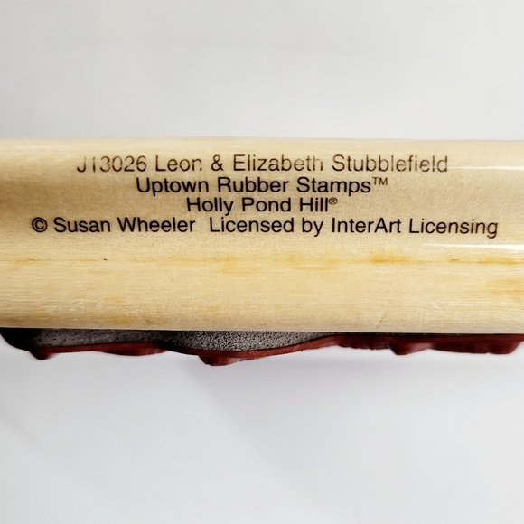 Vintage Uptown Rubber Stamps Holly Pond Hill "Leon & Elizabeth Stubblefield" - Picture 3 of 4